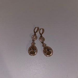 Givenchy Crystal Drop Earrings